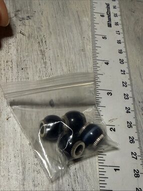 Brighton Black catseye spacer beads
